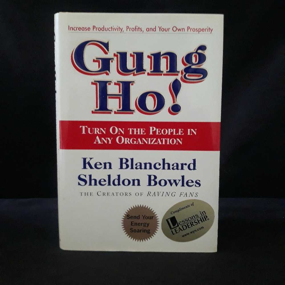 3/$12 Gung Ho! 👊 | Leadership Hardback Book